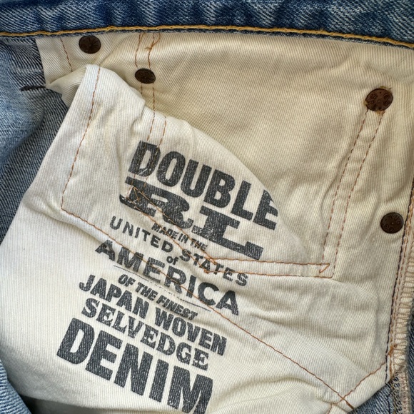 RRL Double RL Ralph Lauren • Slim Fit Selvedge Jeans Made in USA 38 x 32 - Picture 7 of 15